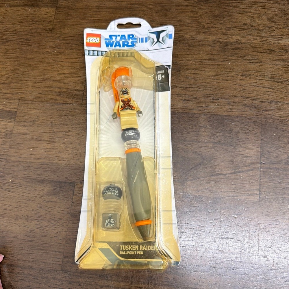 LEGO Star Wars Ballpoint Pen Tan Tusken Raider Minifigure Connect Build